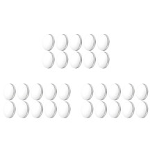 30 Pezzi Pesi Magnetici per Tende Pesi per Tendaggi Magneti Pesi per Tende da Doccia Fondo per Tende Tovaglia,Bianca