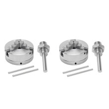2X Juego de Portabrocas para Torno , Juego de Portabrocas de Tres Mordazas y Biela de Extensión Z011, Portabrocas para Taladro Eléctrico