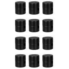 12 Pack Ceiling Hooks for Ceiling Hanging Lights, Pendant Light Hook for Ceiling Lamp, Ceiling Hooks, DIY Lamp Black