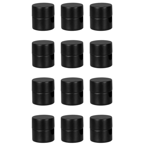 12 Pack Ceiling Hooks for Ceiling Hanging Lights, Pendant Light Hook for Ceiling Lamp, Ceiling Hooks, DIY Lamp Black
