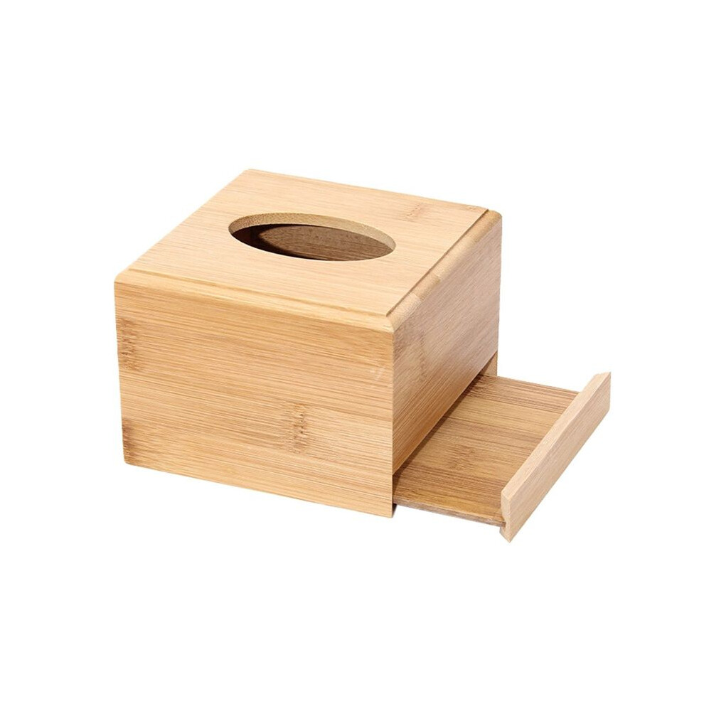 Roll Wooden Square Tissue Box Tissue Paper Holder Farmhouse Tissue Case Bathroom Tissue Holder Wooden Paper Towel Holder