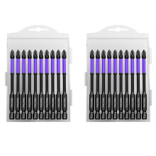 20x PH2 Magnetic Batch  Crosses Screwdriver Impact Drill Bit Screw 90mm Non-Slip Electric Screwdriver Power Tools