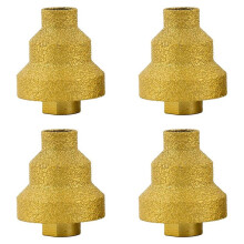 4st 20-35-50 mm Diamantafschuiningsboor Haakse Slijperzaag M10 Draad voor Vergroten Marmeren Tegels Metselwerk Betonporselein
