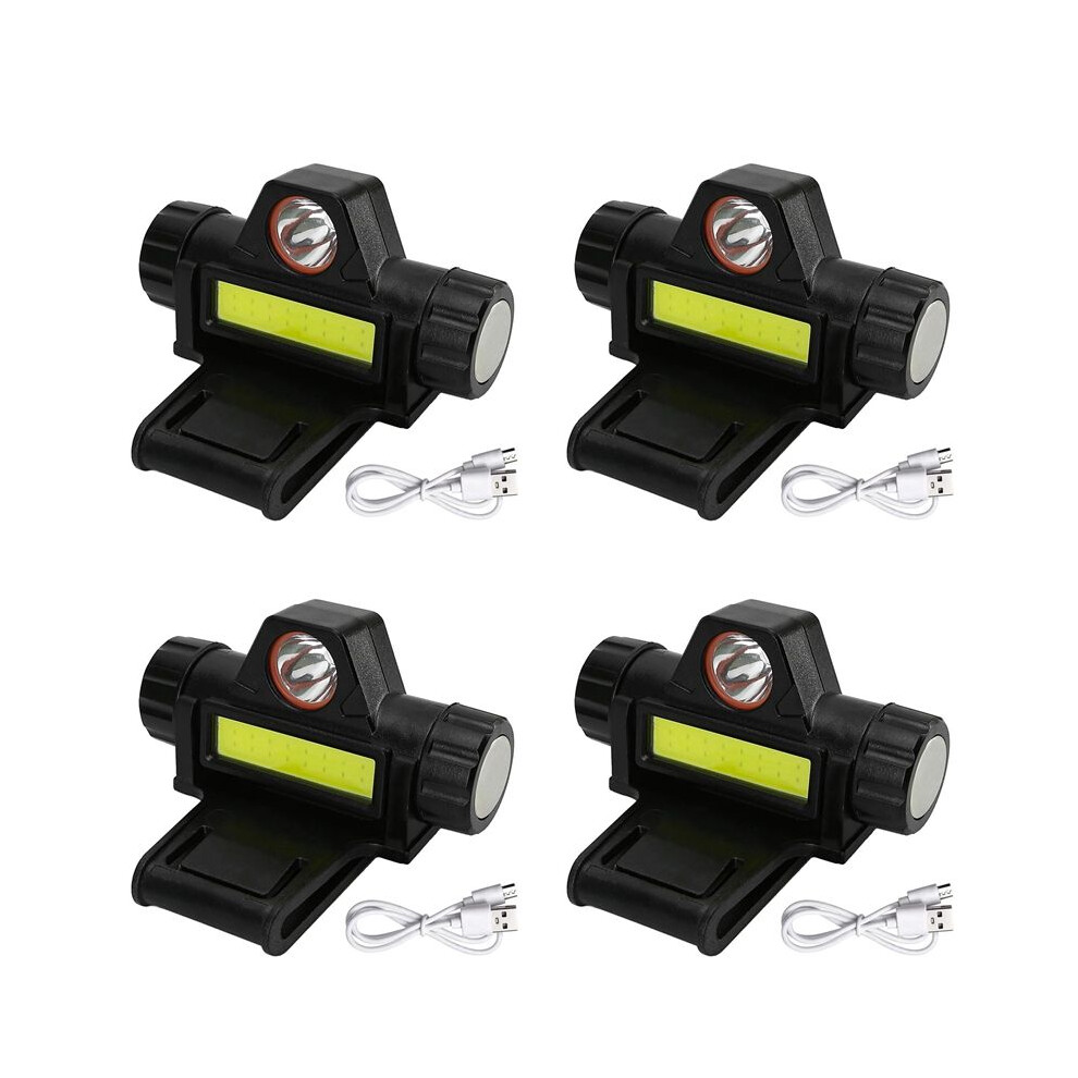 4X Rechargeable Welding Helmet Light Versatile Headlamp Flashlight With Mount Holder, Automatic Dimming 4712103940768