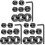 Drill Stop Bit Collar Set, 27PCS Adjustable Drill Depth Stop Collar Limit Ring with Carbon Steel Set for Drill Bits 1