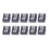 New 10Pcs 28 Teeth Zirconia Ceramic Clipper Blade for  Senior Clipper 1
