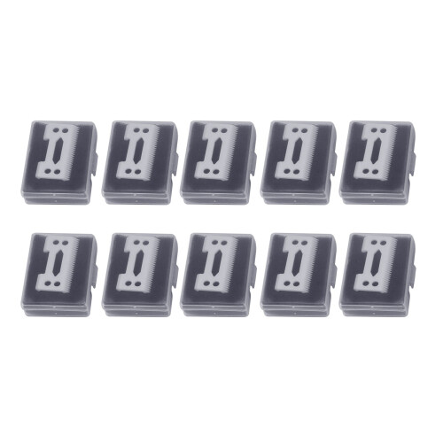 New 10Pcs 28 Teeth Zirconia Ceramic Clipper Blade for  Senior Clipper