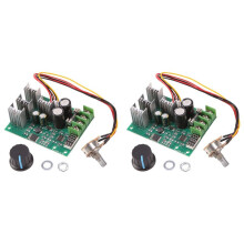 2X 6-60V 30A Adjustable LED Digital Motor Speed Regulator PWM Motor Speed Controller 12V 24V 36V 48V