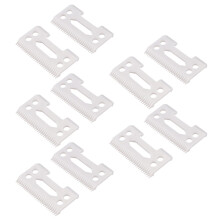 New 10Pcs 28 Teeth Zirconia Ceramic Clipper Blade Suitable for Senior Clipper