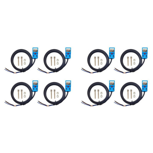 Inductive Proximity Sensor SN04-N Normally Open Detection Approach  NPN NO with TL PL SN Bracket (8 Pack)