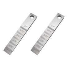 2X Pipefitter Tools 2130 Small Pipe Spacer Wedge Stepped Guage Step Feeler Gauge for Pipe Spacing Welding