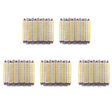 Small Size 120Pcs Salon Nylon Hook & Loop Hair Rollers Set Hair Root Perm Rods Bars Curlers with Clips & Rubber Bands