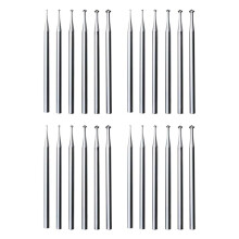 24 St 90º Burr-Set - 3/32 Tums Skaft för Smyckenstillverkning Burs för Lapidary 008-023