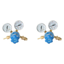 2X Argon Oxygen Acetylene Pressure Regulator Mig Flow Meter Pressure Regulator Valve Oxygen Pressure Reducer