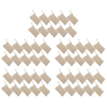 50 Packungen Natuerlichem Sisal Seifen Beutel Peeling Zum Schutz Der Seifen Schutz Beutel Halter