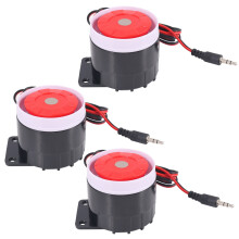 3X Sirena con Cable para Sistema de Alarma de Seguridad de Casa Sirena de Bocina 120DB 12V