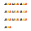 60pc Electric Guard Motor Winch Cable Terminal Boot Rubber Cover Black+Red+Yellow 1
