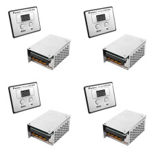 4X Vattenvärmare Små Motorer 4000W 220V AC SCR Spänningsregulator Dimmer Elmotor Hastighet Temperaturregulator