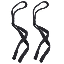 2X Ajustable Correa para Gafas Negro