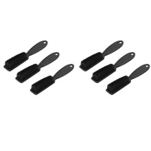 6Pcs Fade Brush Comb Scissors Cleaning Brush Barber Shop Skin Fade Vintage Oil  Shape Carving Cleaning Brush