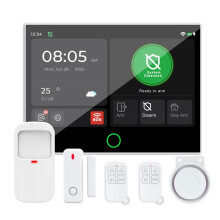 WiFi GSM 433MHz Home Security System with Door Motion Sensor Wireless Alarm for Alexa Tuya App Control EU Plug
