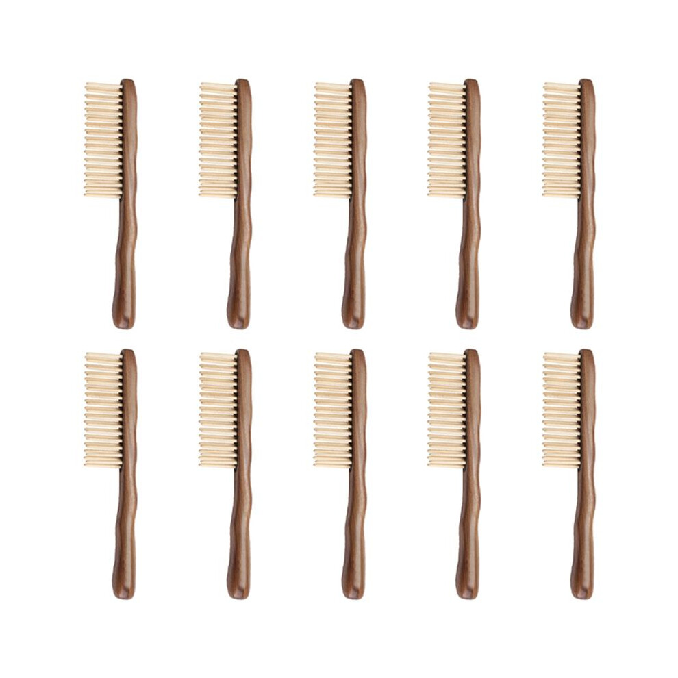10X Natural Sandalwood Hair Comb Handmade Wooden Comb Detangling Wide Tooth Comb New Design