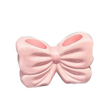 Ceramic Bows Toothbrush Holder Ornament Ceramic Toothbrush Toothpaste Storage Rack Bathroom Accessories Brush Holder
