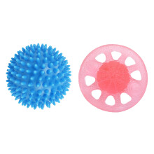 Spiky Massage , 7.5cm (Sky ) & Squeeze and Flex Finger Extension Trainer Therapy Stress  Training