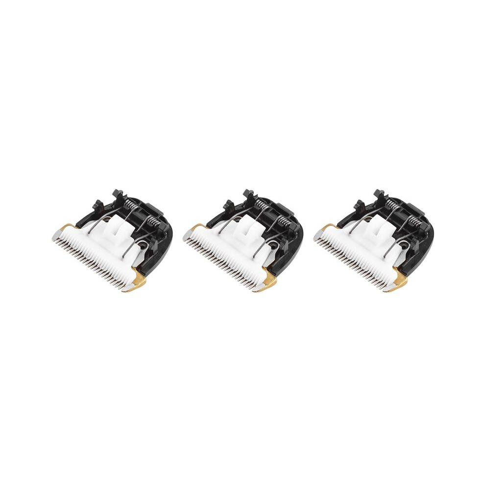3X Grooming Ceramic Cutter   Blade 40Mm 24 Teeth for Animal Clipper Trimmer