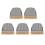 5X Grooming Ceramic Cutter   Blade 40Mm 24 Teeth for Animal Clipper Trimmer 1