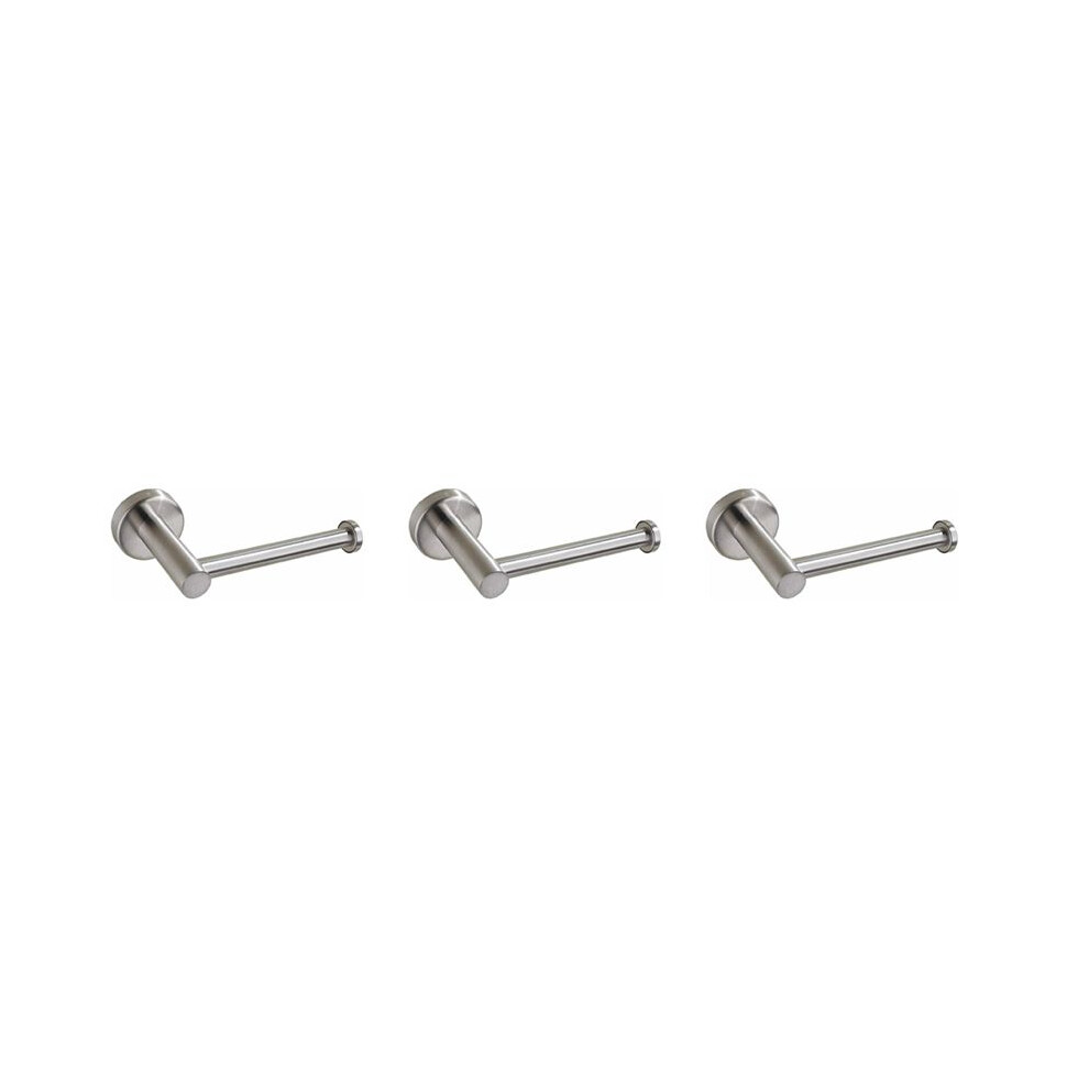 3X Toilet Tissue Paper Roll Holder Stainless Steel Wall Mount for Bathroom Kitchen-image-OPC-PRWJPBY-NEW