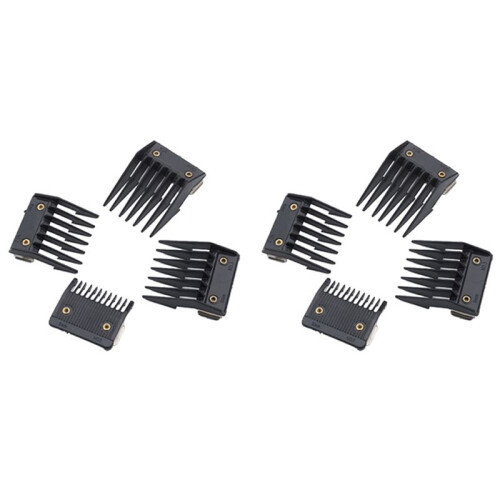 8 Attachment Comb Set for  with Metal Backed Cutting Guide 3mm 6mm 9mm 12mm