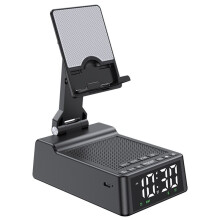 Cell Phone Sound Amplifier Cell Phone Stand with Wireless Speaker Mobile Phone Stand and Speaker for Home Gifts