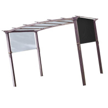 Quick Setups Universal Replacement Gazebo Top Tear-Black