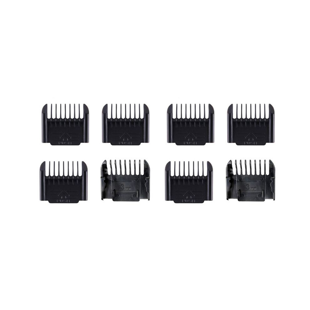 Electric Clipper Accessories,8Pcs Cut Clipper Limit Comb Guide Attachment Size Barber Replacement(1mm,1mm,2mm,3mm)