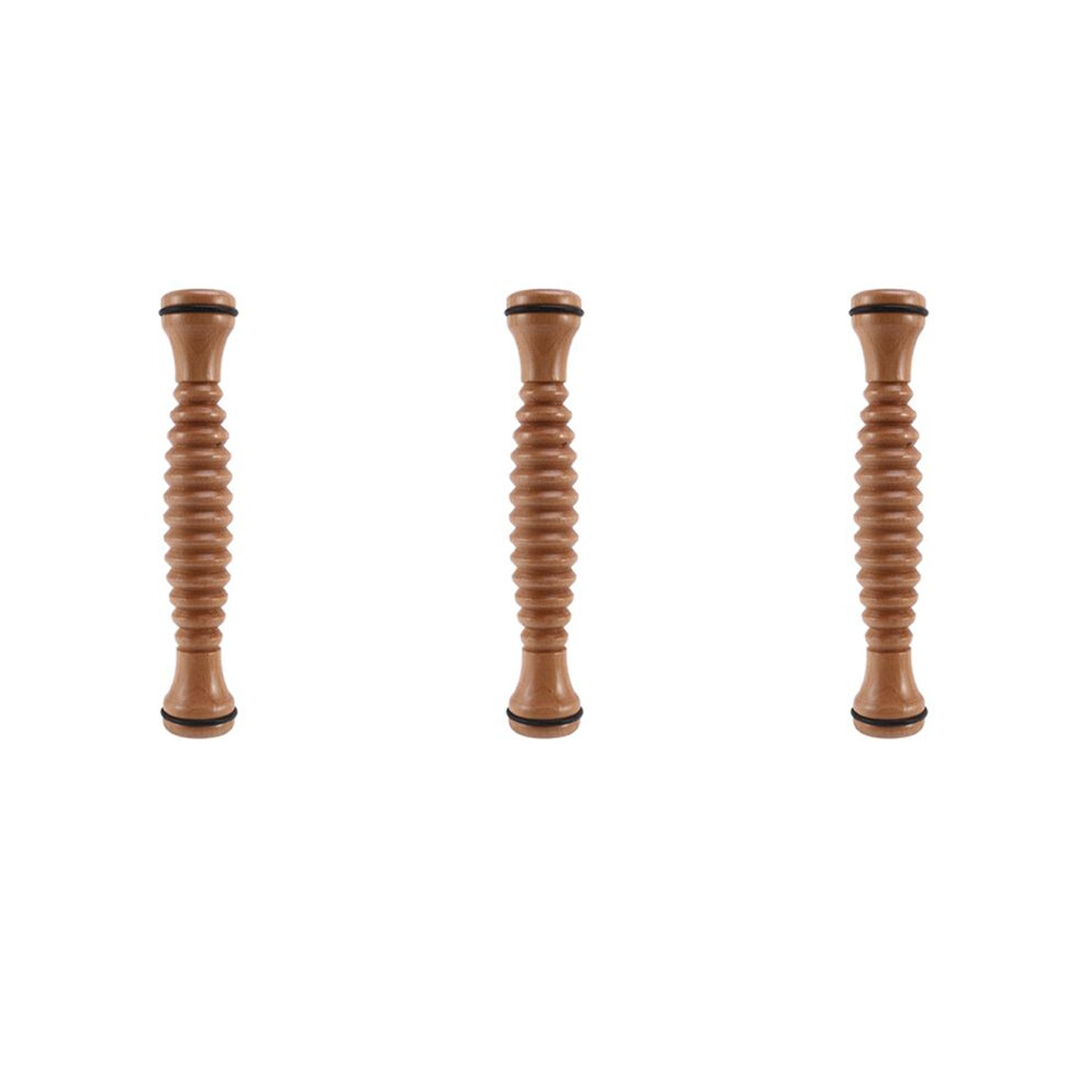 3X Ballet Foot Massager Instep Shaper Foot Roller Wooden Foot Roller Relaxation Pressure Reducer Solid