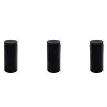 3X Dish Soap Squeeze Bottle for Sink Kitchen, Silicone Hand Soap Dispenser for Bathroom, Countertop Dispenser (Black)