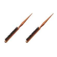 2X Professional Salon Teasing Back Hair Brushes Wood Slim Comb Hairbrush Extension Hairdressing Styling DIY Kit