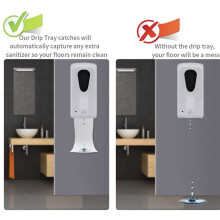 10X Wall Mount Soap Dispenser Drip Tray,Sanitizer Dispenser Accessories,for All Soap Dispenser