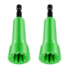 2 Peças Ferramenta de Torção de Fio Ferramenta Twister de Fio Broca Descascador de Fio Torção Conector de Fio Soquete Girador de Torção de Fio