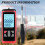 Hot Wire Anemometer, Handheld Air Flow CMF Meter, Rechargeable Air Velocity /Air Volume Meter /Wind Force Meter 10