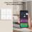 2X Tuya ZigBee  Scene  4 Gang   12 Scene  Push Button Controller Supports Home Assistant 3