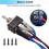 4X Rocker Toggle Switches Momentary 6 Pin 3 Position ()-Off-()/Down Polarity Reverse  with Panel 3