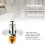 Copper Angle Valve Leak-Proof Concealed Install, Water Stop for Kitchen/Bathroom 5