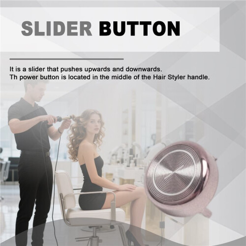 Power Button with Cold Shot Compatible with  Airwrap Hair Styler  /Off Slider Button Replacement Accessories 2