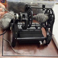 Electric   Wheel Pet Fur Into Yarn Adjustable Speed 0-800 RPM for Home DIY Use Transforms Fur US Plug