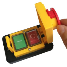 2X DZ05 7-Stift 400V IP55 Trefas Elektromagnetisk Nödstoppsknappbrytare