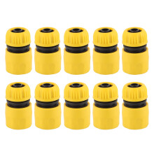 Conector rápido para manguera de agua, plástico ABS, 15 mm, paquete de 10 unidades.