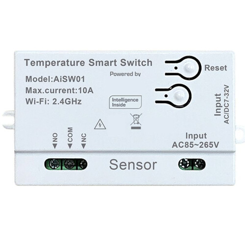 3X Sensor de Temperatura Inteligente Tuya WiFi 2.4G con Sensor de Temperatura de 1 M