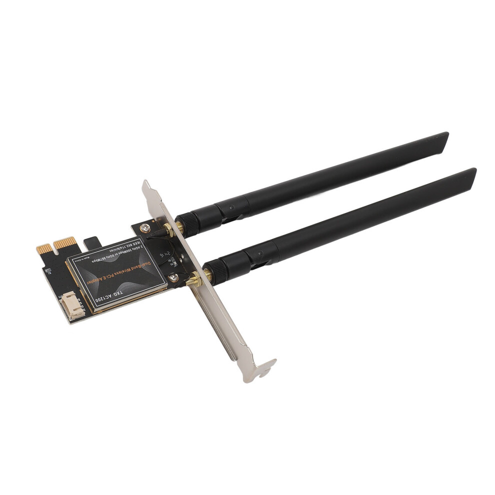 Network Card Adapter 1435Ac 867Mbps Bluetooth 4.1 Pcie X1 Dual Antenna 7601388287149